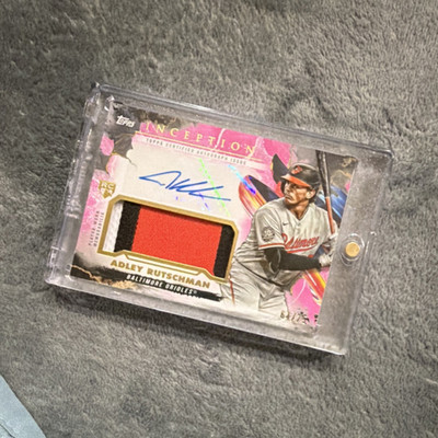 Topps Inception Adley Rutschman Orioles Autograph Patch Rookie #IAP-ARU /75