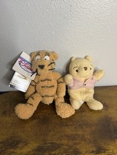 Vintage Tigger Plush 8"  Pooh Bear The Disney Store Mini Bean Bag Classic