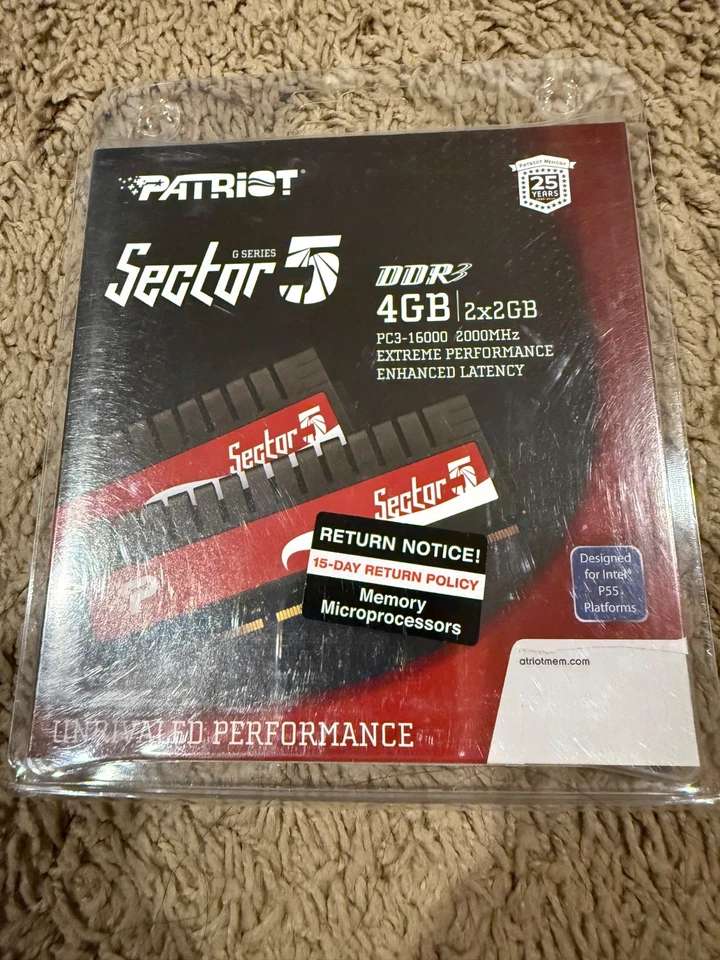 New Patriot PGV34G1600ELK 4GB (2x2GB) DDR3 1600MHz (PC3-12800) Desktop RAM - Image 2 of 2