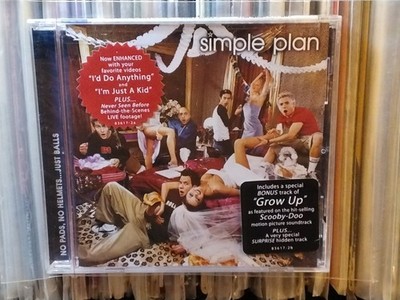 SIMPLE PLAN NO PADS NO HELMETS JUST BALLS CD USA HYPE STICKERS SEALED SCOOBY DOO