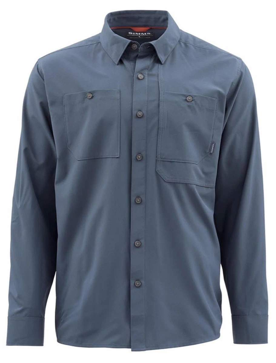 Chemise De Pêche Simms Fishing Homme - Taille XXL - Rouge - Manches Longues 1/4 Zip - Excellent état