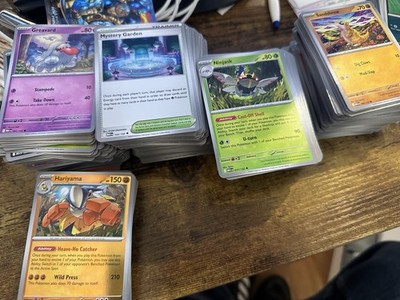 Pokémon TCG 100 Cards Pack Rare/common/uncommon. 5 Free Code Cards.