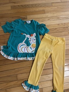Girls Rare Editions Zebra Outfit