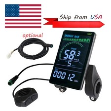 24V 36V 48V 60V M6C Electric Bike LCD Display...