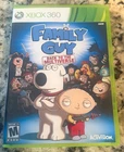 CIB Activision Family Guy: Back to the Multiverse Xbox 360 M NTSC-U/C Manual