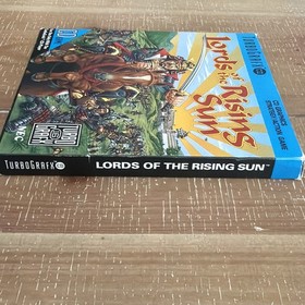 Lords of the Rising Sun CIB Turbografx 16 CD NEC DUO Complete With Box Extras