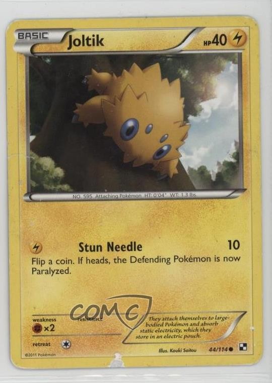 Joltik Pokemon Black & White Base Set #44