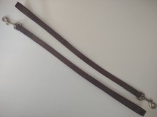 Lot 2 Hamilton Products Latigo Leather Traffic Lead 3/4" x 24" Pet Dog - NEW 