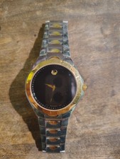 Movado Museum 81 G1 1853 Two Tone SS w/Gold 40mm Men's Wrist Watch