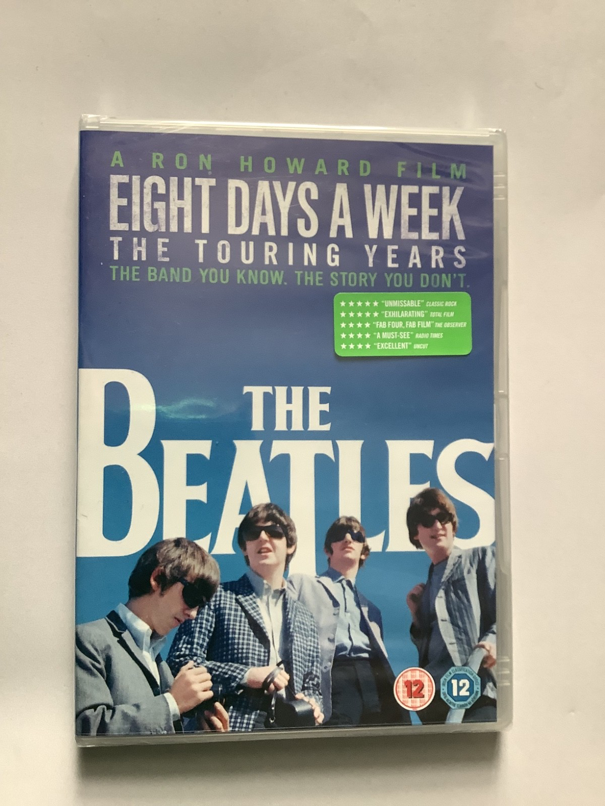 The Beatles: Eight Days a Week. The Touring Years  (DVD 2016) New and Sealed