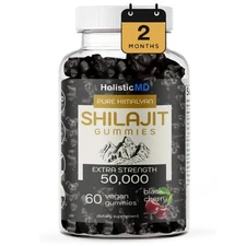 Shilajit Gummies for Men Women Pure Himalayian Extra Strenght 50000 Resin for...