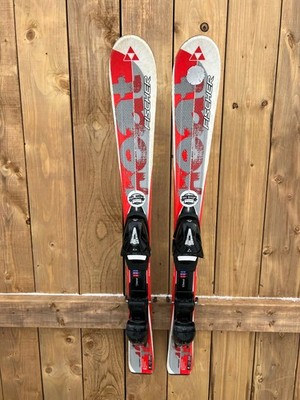 Alpine Downhill Snow Ski FISCHER 39'' Long Skis 100 cm with Bindings