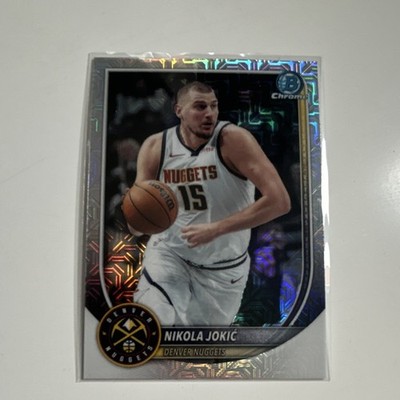 2025-26 Topps Bowman Chrome Nikola Jokic BCV-100 Mojo Refractor Denver Nuggets