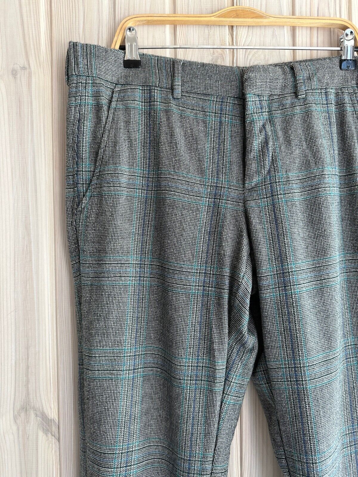 AUTH! GUCCI X TOM FORD Plaid wool mohair trousers… - image 4