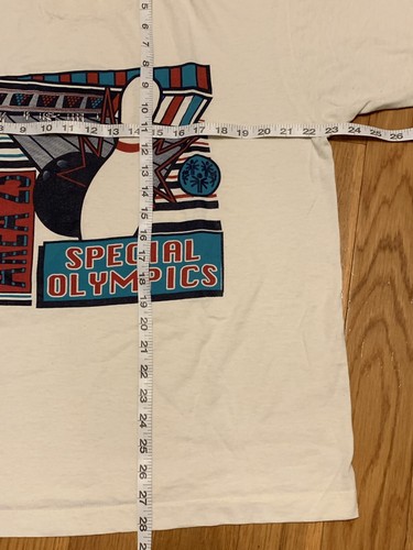 Vintage Special Olympics Area 23 Bowling T-Shirt XL weiß 90er - Bild 5 von 6
