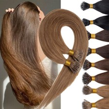 CLEARANCE Nano Rings Beads Hair Extensions 100 Remy Human Hair Micro Ring Loop