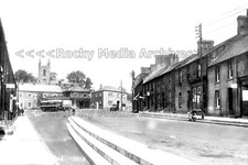 aff-9 High Street with Bus, Belford, Northumberland. Photo