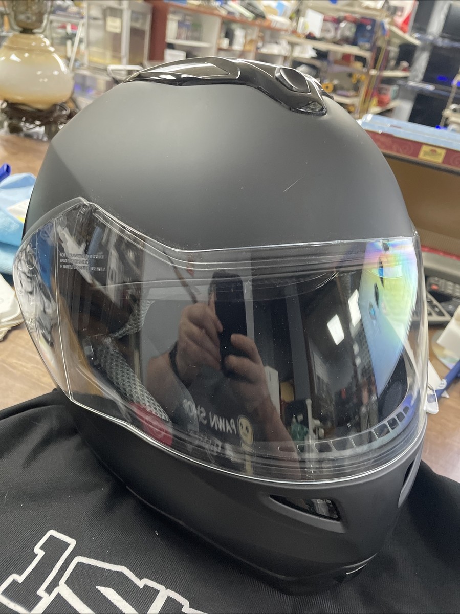 dual sport motorcycle helmets blue MMG Adult Full Face Helmet, Dirt Bike/ATV/Street, Gray, Medium Model:CU301K - 4.7:1 - Right Hand coverless face shield that 1310C13 Eberlestock Mini-Me with Scabbard