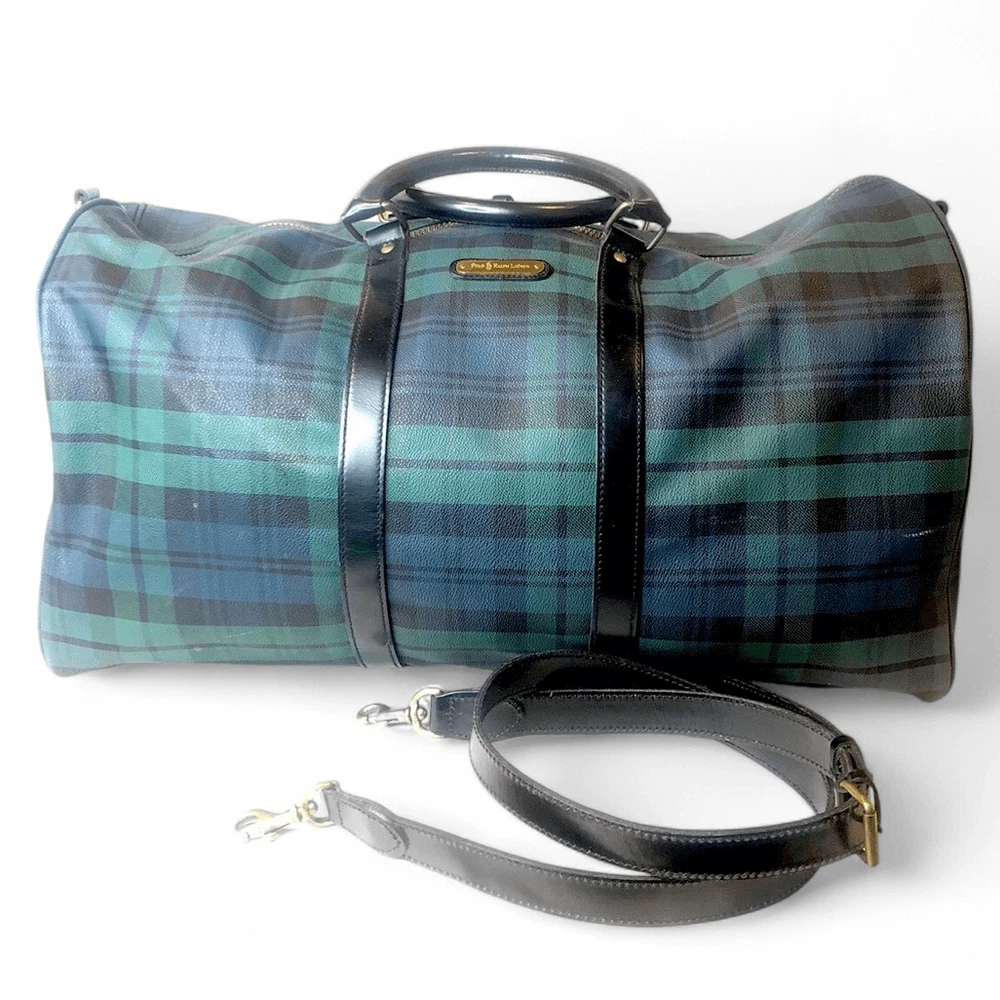 Ralph Lauren Plaid Travel Luggage for sale | eBay