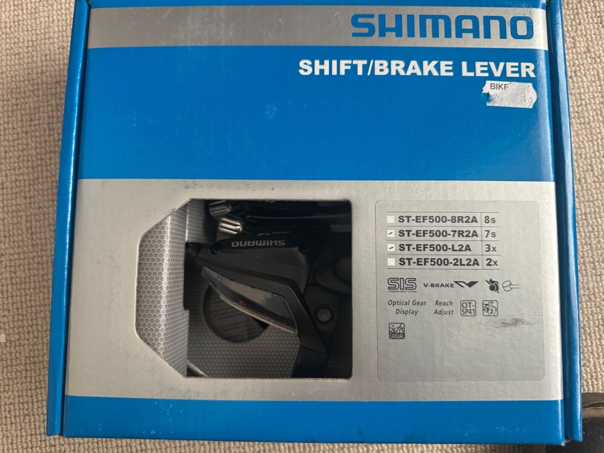 Shimano Paire manettes et leviers st-ef500-4a noir 8v | 39.49