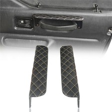 Fit Jeep Wrangler Tj 1997-2006 Front Side Leaning Door Arm Rest Soft Leather Kit
