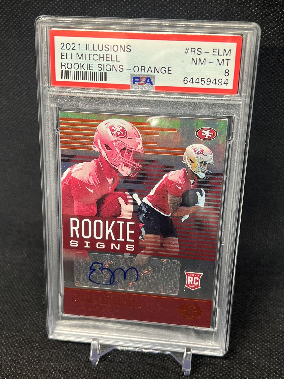 Elijah Mitchell Panini Illusions Rookie Signs #RSELM Base