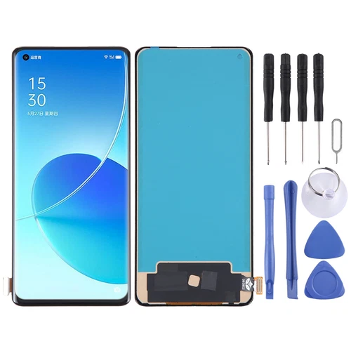 Schermo LCD non supporta identificazione impronte digitali tft per OPPO Reno6 Pro 5G - Foto 1 di 4