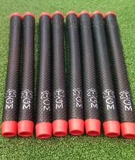 The Grip Master - The Master Leather Golf Grip Set of 8 Red O/Size