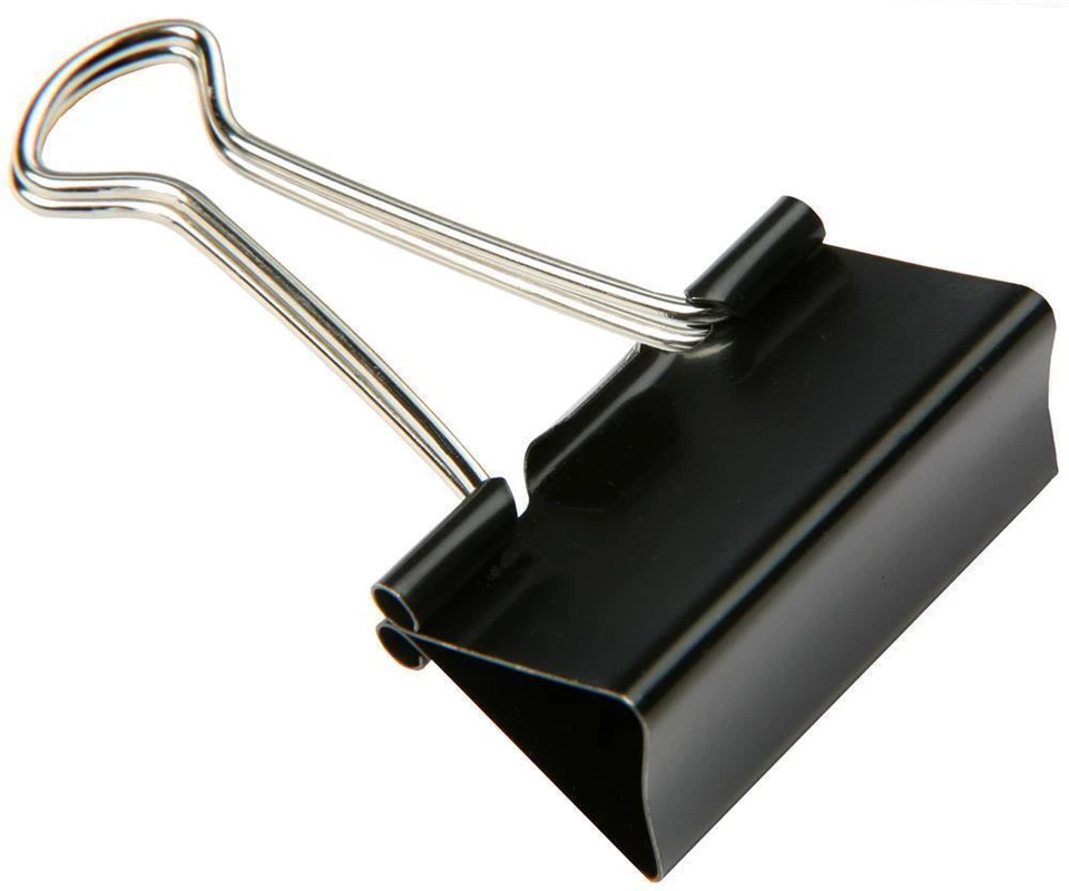 SBS® Binder Clips 12-240 Stk. Größen: 19/ 25/ 32/ 41/ 51mm Clip Foldback Klammer - Bild 3 von 3