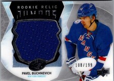 2016-17 ICE Rookie Relic Jumbos Pavel Buchnevich RC 108/199 #RRJ-PB