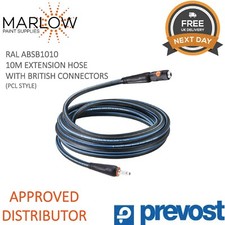 PREVOST RALABSB1010 10M AIRCA AIR hose extension w/ prevoS1 safety quick coupler