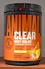 Animal Clear Whey Isolate 1.1 lbs (500 g) Universal Nutrition (Choose Flavor)