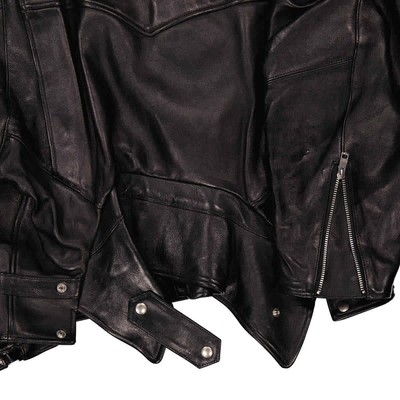 Beautiful People Black Double-End Vintage Leather Riders Jacket | eBay