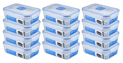 LocknLock: 12x Dosen ineinander stapelbar, 1,2 l (HPL321/12)