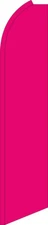 Solid Hot Pink Swooper Flag Feather Super Bow Banner