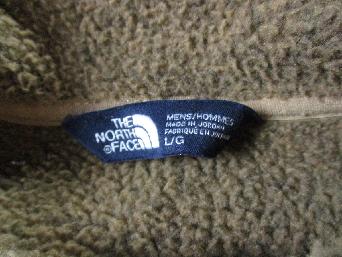 North Face Jacket Adult L Brown Fleece Logo Outdoors Hiking