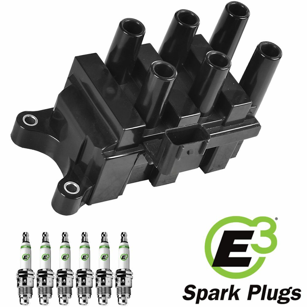 コダック Ignition Coil & E3 Premium Spark Plug For 2004-2007 Ford