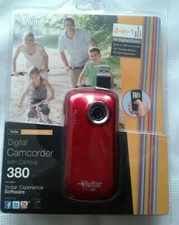 Vivitar Digital Camcorder and Camera  2 IN 1 Model DVR 380 New In Sealed Box
