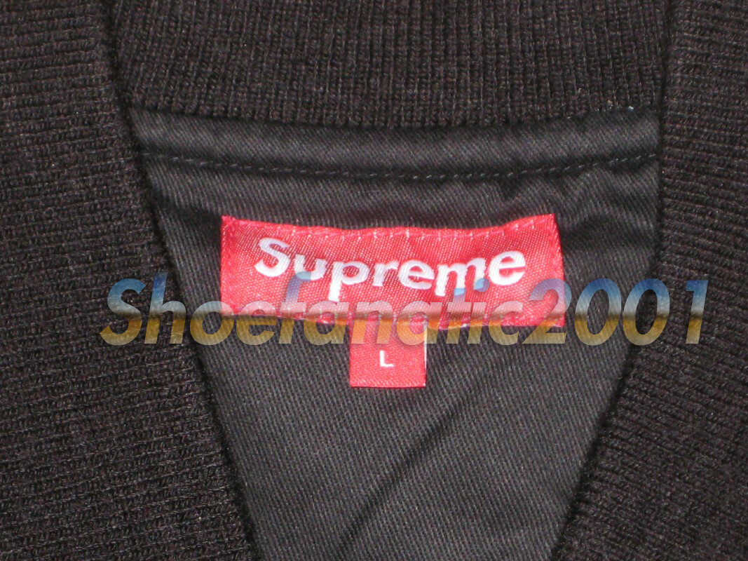 トップス supreme gonz vest Supreme Pins Quilted Work Vest 2colors Black Navy Size S-XXL