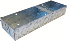 Flush Single Double Dual Metal Switch Socket Back Box 25mm 35mm 47mm Electrical
