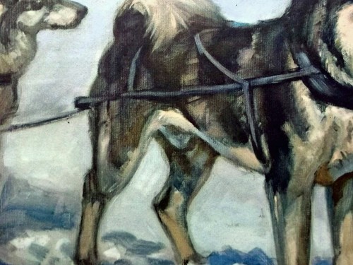 Vintage Edwin Megargee Alaskan Malamute Print, Lithograph 1938, Ready to Frame - 第 5/6 張圖片