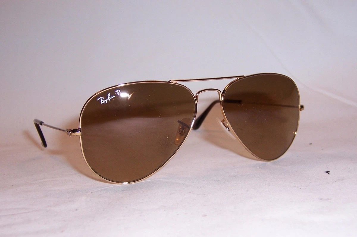 Ray ban sales aviator brown polarized