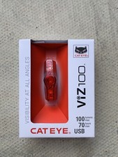 Image of BRAND NEW! Cateye Viz 100 Rear Light, Rechargeable, USB, 100 Lumens, RRP £25
