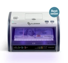 AccuBANKER LED430 6-Point Counterfeit Bill Detector, Multi Currency, UL Listed