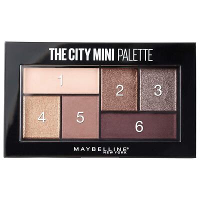 Maybelline New York The City Mini Lidschattenpalette, Brunch Neutrals 6,4g