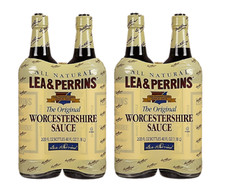 Lea  Perrins Worcestershire Sauce All Natural-Pack of 4 Bottles 20 fl. oz Each