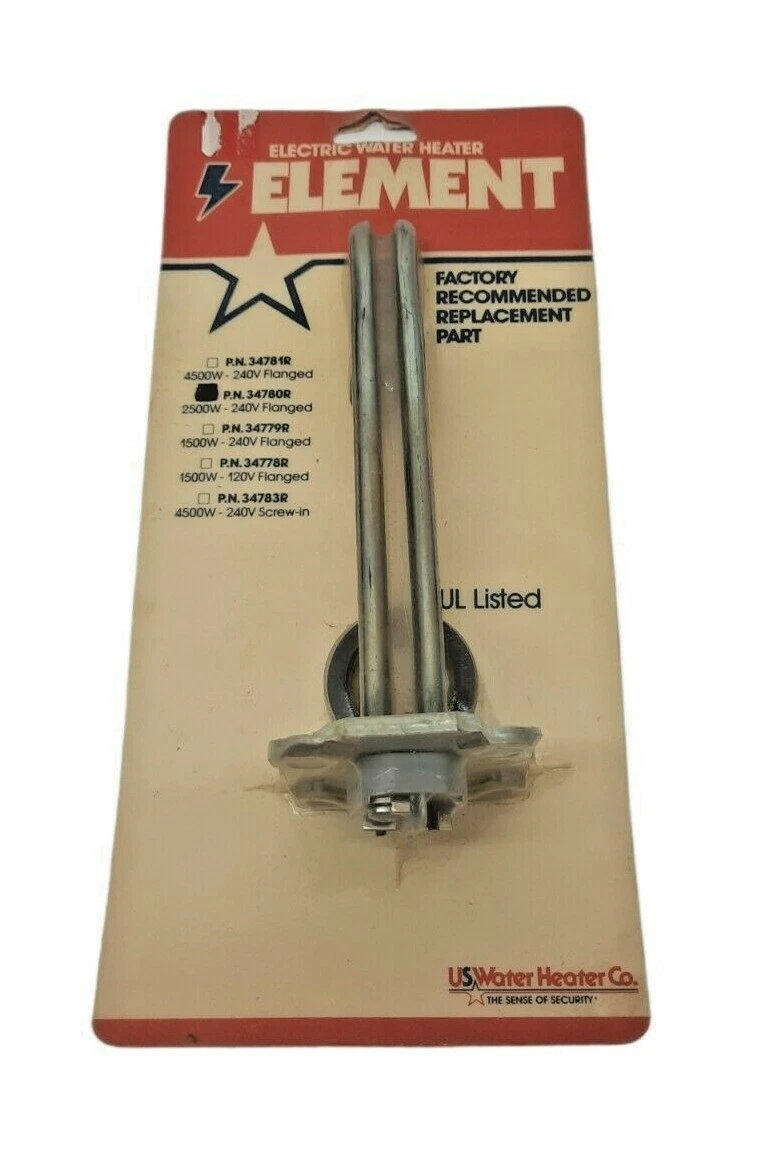 Electric Water Heater Element P.N. 34780R 2500-Watt 240V US Water Heater Co  NOS | eBay