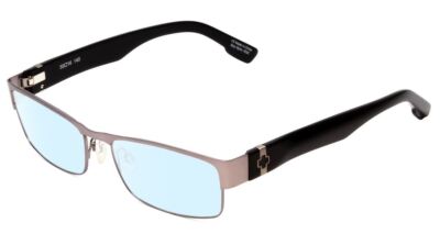 SPY Optic Trenton Designer Blaulichtfilter Brille Gun Metal Silber Schwarz 55mm