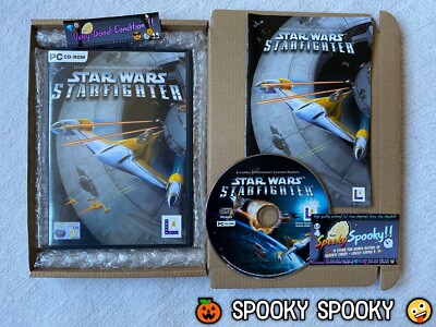 Star Wars Starfighter PC CD - sehr guter Zustand CIB - hochwertige Verpackung - Tracked