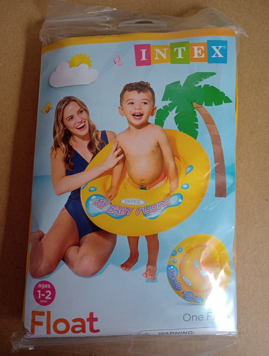 My Baby Float Ring for ages 1-2 33lb max Intex Pool Beach Lake River  Swim!